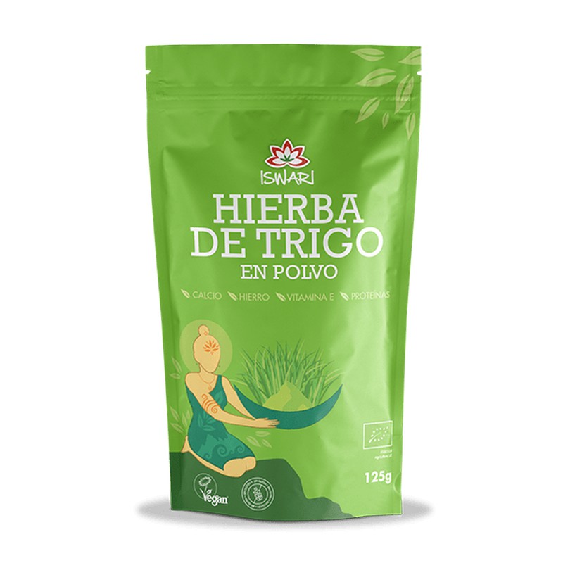 Hierba de Trigo Bio 125 gr Es de Iswari La Dietética Barcelona