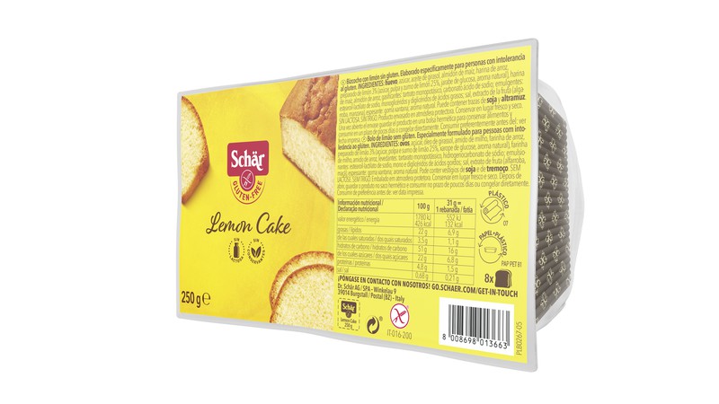 Lemon Cake 250g Es de Schär Gluten Free La Dietética Barcelona