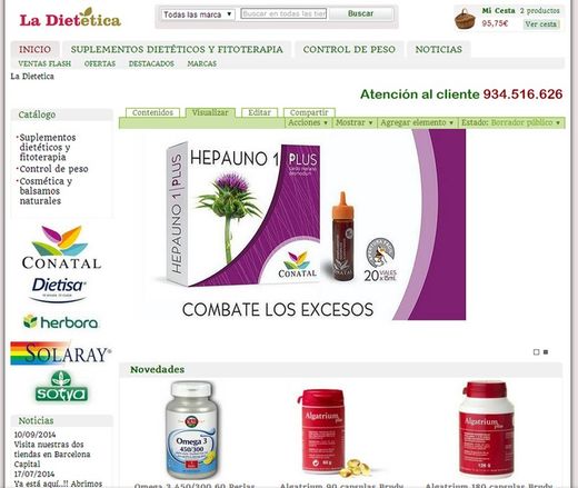Ya está aquí..!! Abrimos ladieteticabarcelona.com