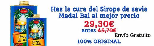 Sirope de Savia 1litro Madal Bal, el original. Compralo en nuestra tienda online al mejor precio del mercado. Ahora te lo enviamos gratis.