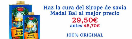 ladieteticabarcelona.com te sigue ofreciendo el precio más competitivo del famoso Sirope de Savia de 1 litro de madal bal
