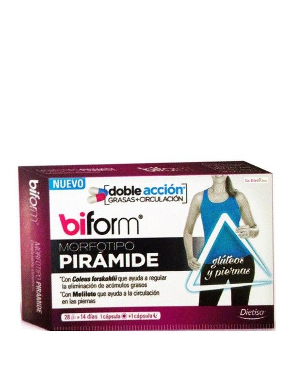 Biform Morfotipo Pirámide 28 cápsulas de Dietisa