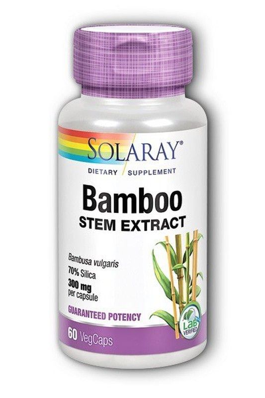 Bamboo 300 mg 60 cápsulas de Solaray