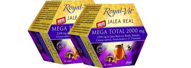 Royal Vit Mega Total 2000 mg de 20 Viales de Dietisa