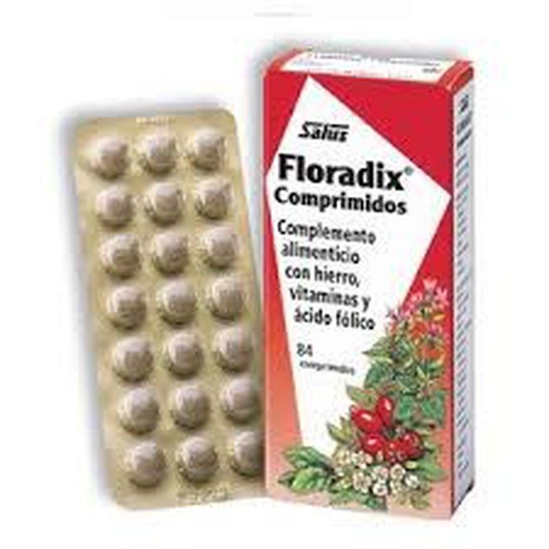 Floradix Hierro Orgánico 84 comprmidos de Salus