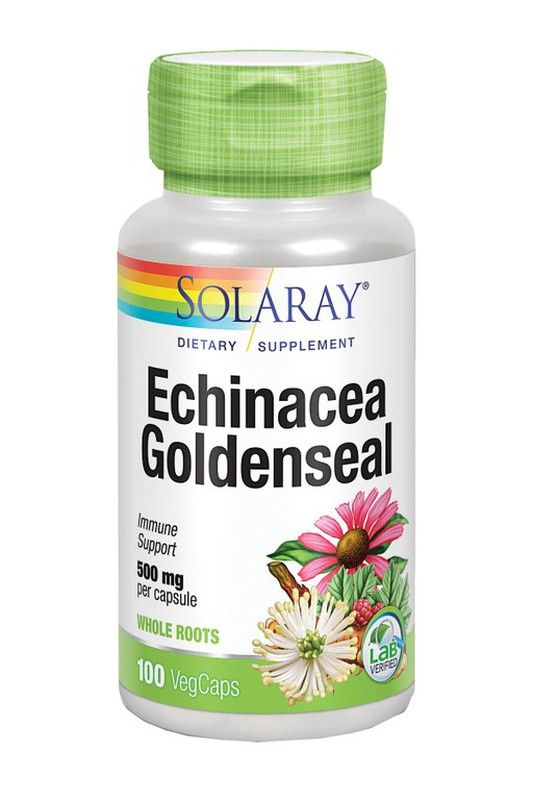 Echinacea & Golden Seal 60 cápsulas de Solaray