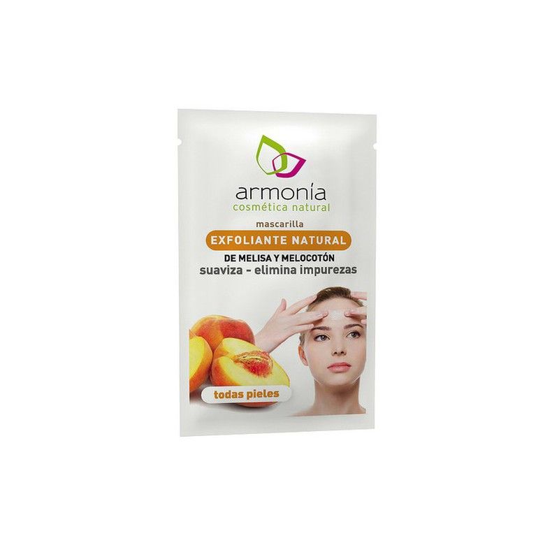 Mascarilla Exfoliante Natural 10ml de Melisa y melocotón de Armonía