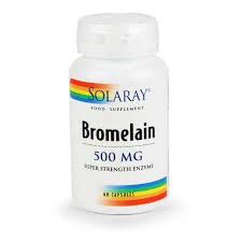 La Bromelain 500 mg 60 cápsulas de Solaray
