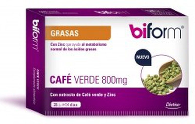 Café Verde 800 mg. 28 cápsulas Dietisa 