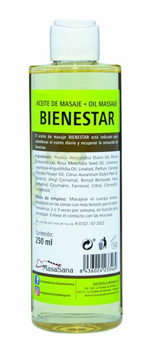 Aceite Bienestar Masasana 250 ml de Herdibel