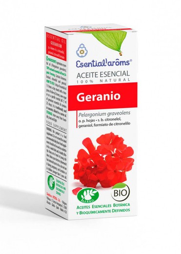 Aceite Esencial Geranio Bio 10 ml de Esential'arôms