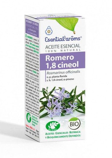 Aceite Esencial Romero 1,8 Cineol Bio 10 ml de Esential'arôms