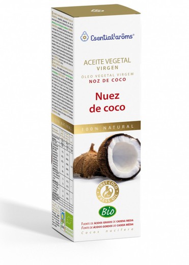 Aceite Vegetal Nuez de Coco 100 ml de Esential'arôms