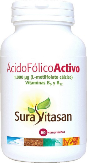 Acido Folico Activo 1000 Microgramos 60 Comprimidos