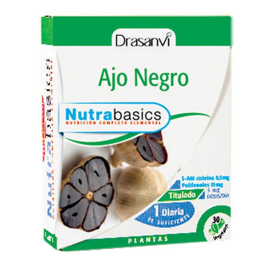 Nutrabasicos Ajo Negro 24  cápsulas de Drasanvi