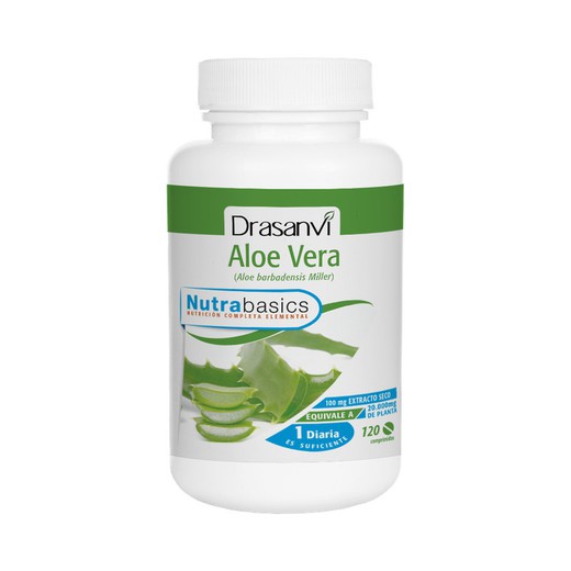 Aloe vera 120 comprimidos Bote de Nutrabasic