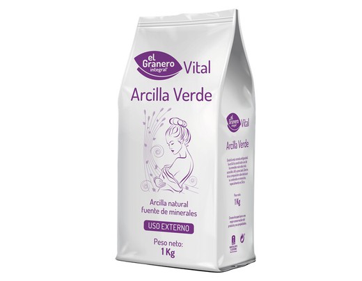 Arcilla Verde Bolsa 1 Kg de El Granero