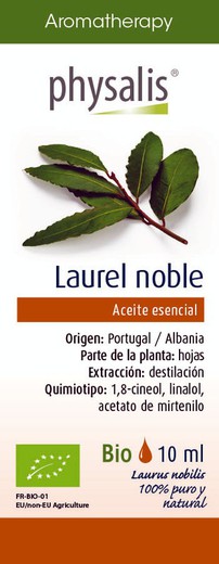 Aromaterapia Aceite Esencial Laurel Noble Bio 10 ml de Physalis