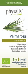 Aromaterapia Aceite Esencial Palmarosa 10ml BIO de Physalis