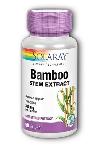 Bamboo 300 mg 60 cápsulas Solaray