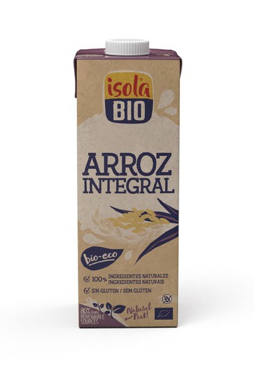 Bebida de Arroz Integral Bio 1 Litro de Isola Bio