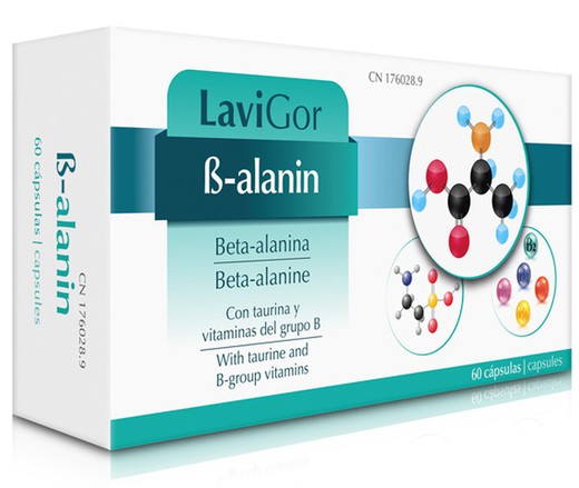 Beta Alanin 60 cápsulas de Lavigor