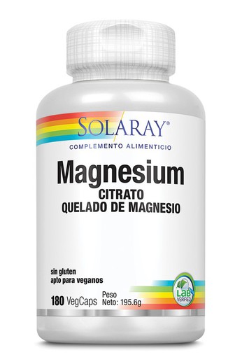 Big magnesium citrate 180 cápsulas vegetales