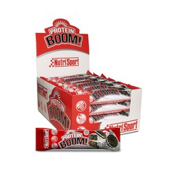 Caja Protein Boom Cookies-Cream 24 barritas de Nutrisports