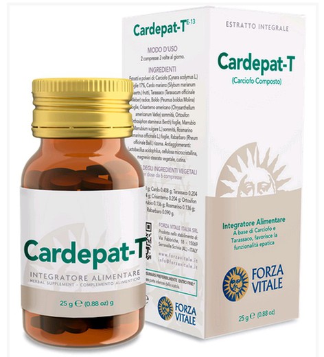 Cardepat-t (carciofo comporsto) 25gr  comprimidos