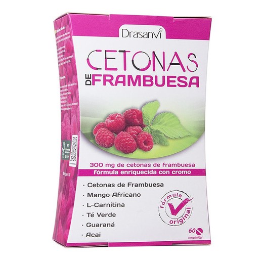 Cetonas Frambuesa 60 comprimidos de Drasanvi