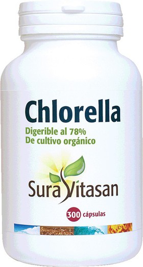 Chlorella 455 mg 300 cápsulas