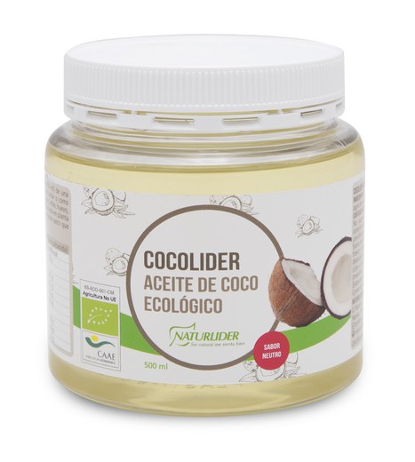 Cocolider Aceite de Coco  Ecologico 500 ml