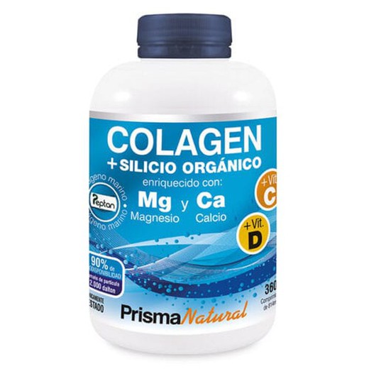 Colagen Marino + Silicio orgánico 360 comprimidos 814 mg de Prisma Natural