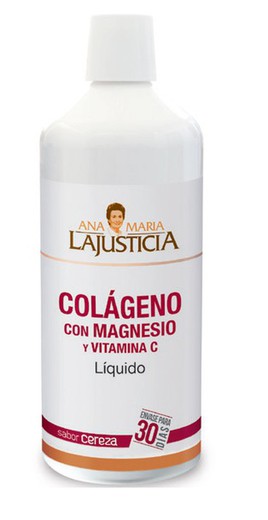 Colágeno con Magnesio + Vitamina C 1L Sabor Cereza de Ana Mª Lajusticia