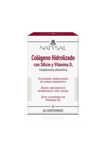 Colágeno con silicio vitamina D3 60 comprimidos de Natysal