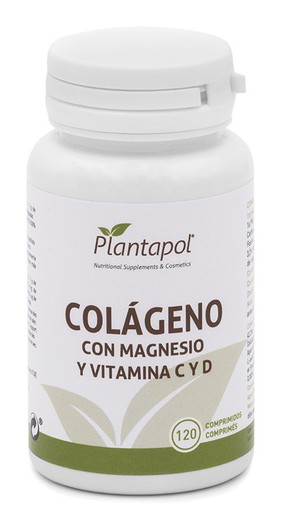 Colágeno magnesio vitamina C y D 120 comprimidos de Planta Pol