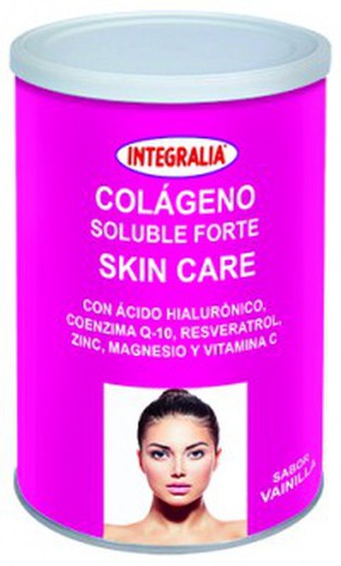 Colágeno soluble forte skin care 360gr vainilla de Integralia