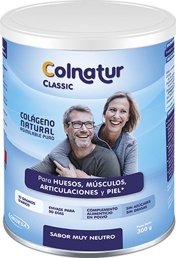 Colnatur Colágeno sabor neutro en polvo 300 gr. Ordesa