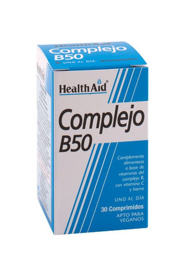 Complejo B 50  30 comprimidos