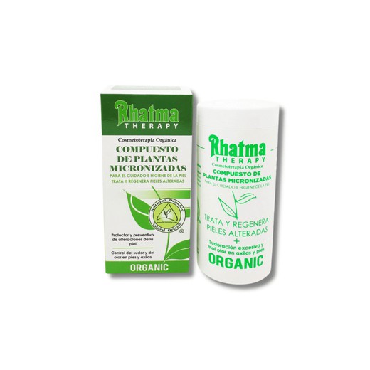 Compuesto de Plantas Micronizadas Rhatma Desodorante Talco 75g