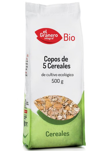 Copos 5 Cereales Bio 500 gr de El granero