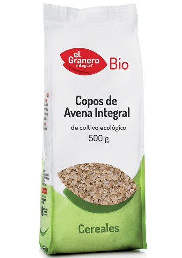 Copos Avena Integrales Bio 500 gr de El granero