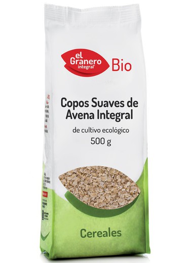 Copos Avena Suaves Integral Bio 500 gr de El granero