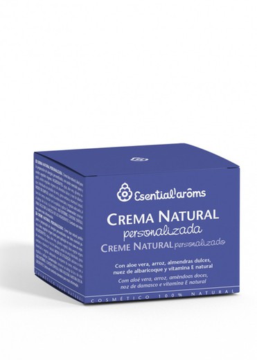 Crema Natural Personalizada 40 gr de Esential'arôms