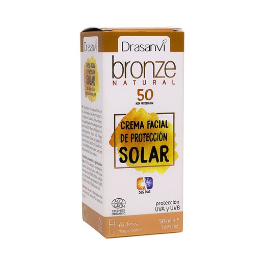 Crema Solar Protección 50 SPF Ecocert 50 ml de Drasanvi