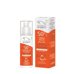 Crema Solar SPF50+ 100ml bebes y niños Certificada Orgánica de Alga Maris