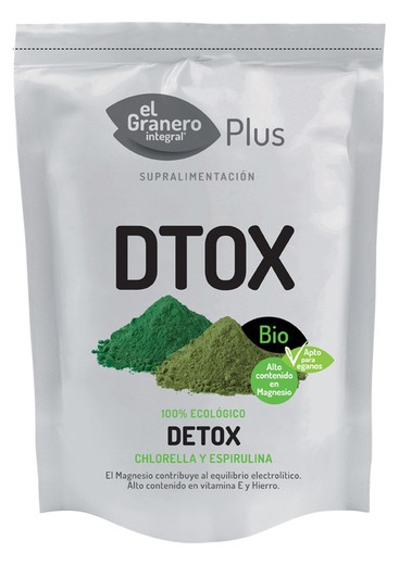 Detox (chlorella y spirulina) bio 200 gr