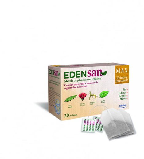 Edensan MAX Tránsito Intestinal 20 filtros de Dielisa