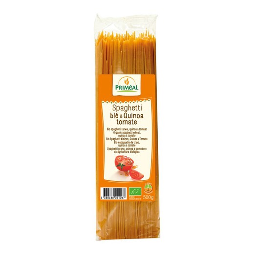 Espagueti Trigo Quinoa Tomate Primeal 500g
