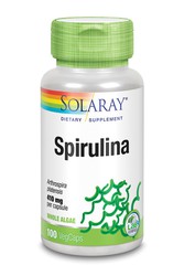 Spirulina 100 cápsulas de Solaray